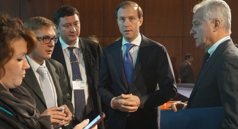 K.V.Krohin, Denis Manturov and Sergei Yastrzhembsky.