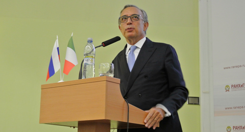 Visit of the Italian Ambassador to Russia P. Terracciano to the Presidential Academy