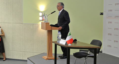 Visit of the Italian Ambassador P. Terracciano to the Presidential Academy